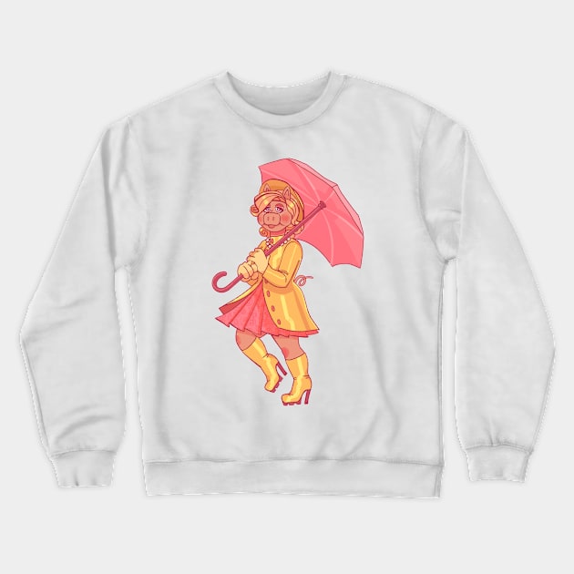 April Showers Crewneck Sweatshirt by AngelicaNyneave